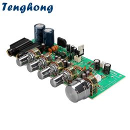 Amplificateur Tenghong OK339 Bluetooth Reverb Préamplificateur Tone Board AC1215V AMPORTION AMPIRAGE CONTRÔLE VOLUME CONTRÔLE DE VOLURE DU THEATURE HOME