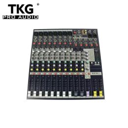 Amplificateur TKG Audio Small 8 canaux Mélangeur de console de mélange polyvalent EFX8 EFX8 Mélangeur audio 8Channel Mixer