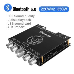 Amplificateur TPA3251D2 Bluetooth 5.0 2.1 Power Audio Audio Stéréo Subwoofer Amplificateur Board 220WX2 + 350W TRANDE BASS Remarque Amping S350H