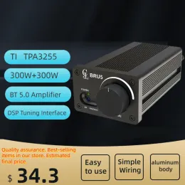 Amplificateur TPA3255 2x300W Amplificateur Bluetooth BT5.0 Module 2.0 Stéréo Highpower BRU5 DSP PC Contrôle de l'interface utilisateur