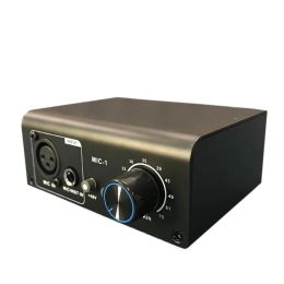 Amplificateur Ultracompacact Microphone 1 canaux microphone amplificateur microphone / instrument préamplificateur pour le préamplificateur de puissance fantôme