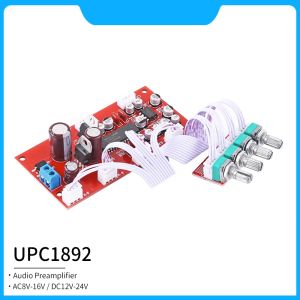 Amplificateur UPC1892CT Préamplifère Audio UPC1892 Préampli avec NE5532 OPAMP Tone Board Poutenir les basses Bass Balance Sound Control pour l'amplificateur