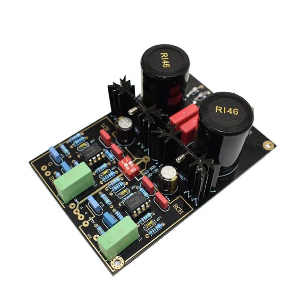 Amplificateur Vinyl Player NE5532 MM MC Phono Amplificateur Référence allemande Double circuit DIY FINI
