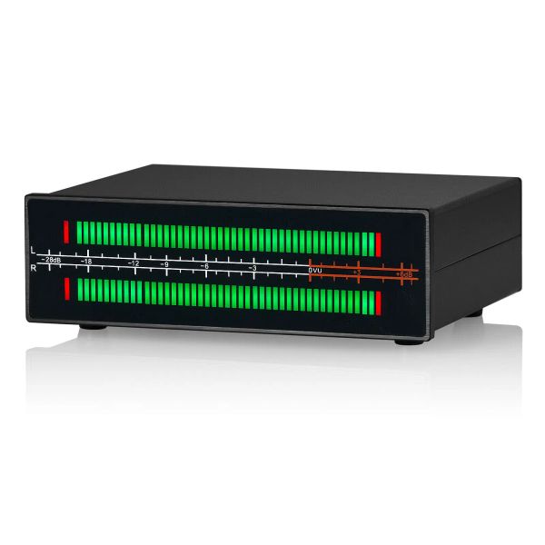 Amplificador VU56PRO Nivel de sonido LED LED Meder Mic Music Spectrum Visualizer Audio Splitter