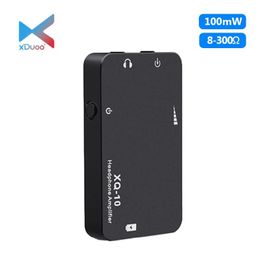 Versterker XDUOO XQ10 Mini Portable Audio -hoofdtelefoonversterker Audiofiele oortelefoonversterker voor pc Mobiele telefoon MP3/MP4 Muziekspeler