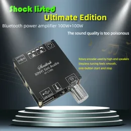 Amplificador XYC100L BLUETOOTH 5.0 Audio inalámbrico Potencia digital Amplificador Estereo BLOCK 100WX2 AMP BLUETOOTH AMPLIFORADOR 3.5MM USB Aplicación
