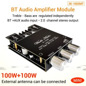 Amplificateur ZK1002MT TPA3116D2 BLUETOOTH 5.0 Amplificateur Board 100WX2 POWER AUDIO STÉRÉO Amplificateur Board Home Theatre