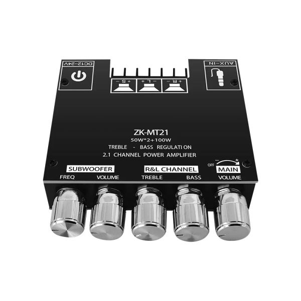 Amplificateur Board d'amplificateur Sound ZKMT21 avec module d'amplificateur audio Bluetooth 2.1 canal Bluetooth 5.0 pour l'électronique grand public