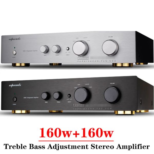 Amplificadores 160W*2 2 CHANNEL AMPLIFICADOR DE EMPLEO ALTA PODER DUAL Treble Bass Ajuste NE5532 OP HIFI AMP STEREO AUDIO AUDIO