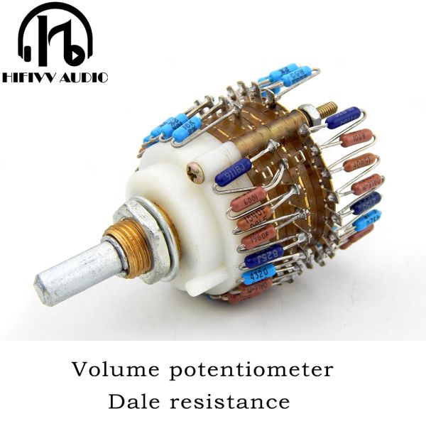 Amplificateurs 2.0 canaux ATTENUator Volume Potentiomètre Interrupteur Dale Resistor Amplificateurs Contrôle ATTÉUATEUR MEILLEUR que les Alpes 50K 100K