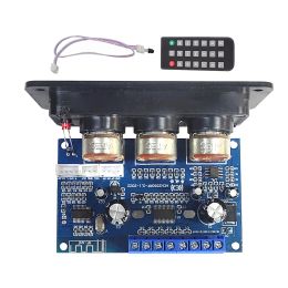 Amplificateurs 2.1 Carte d'amplificateurs d'alimentation numérique canal avec télécommande 2x25W + 50W BT5.0 Subwoofer Class D Board DC1220V