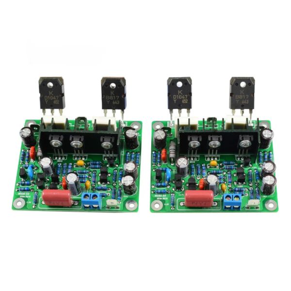 Amplificadores 2pcs MX50 SE CANALES DUAL AUDIO Potencia Amplificador HIFI STEREO KTD1047 KTB817 KIT DE DIY DE DIY 100W+100W