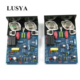 Amplificateurs 2PCS Quad405 Clone Audio Power Amplificateur Board MJ15024 100W * 2 Kit de bricolage d'amplificateur audio stéréo assemblé avec de l'aluminium incliné T006