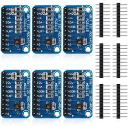 Amplificateurs 6 PCS ADS1115 Analogue à convertisseur numérique 16 bits Convertisseur de module ADC avec amplificateur de gain programmable pour Raspberry Pi