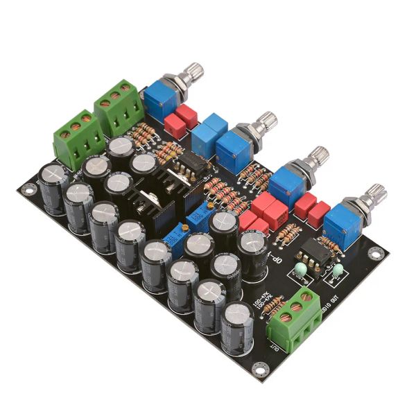 Amplificateurs Aiyima Hifi Préampe Tone Control Board NE5532 OP AMP Préamplificateur Contrôle du volume DIY pour les amplificateurs de puissance Board audio double