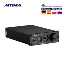 Amplificadores AIYIMA Portable DAC A5 Pro Auriculares Amplificador ESS9018K2M Analógico Digital Adaptador Estereo Audio Audio Amplificador óptico Coaxial Amplificador