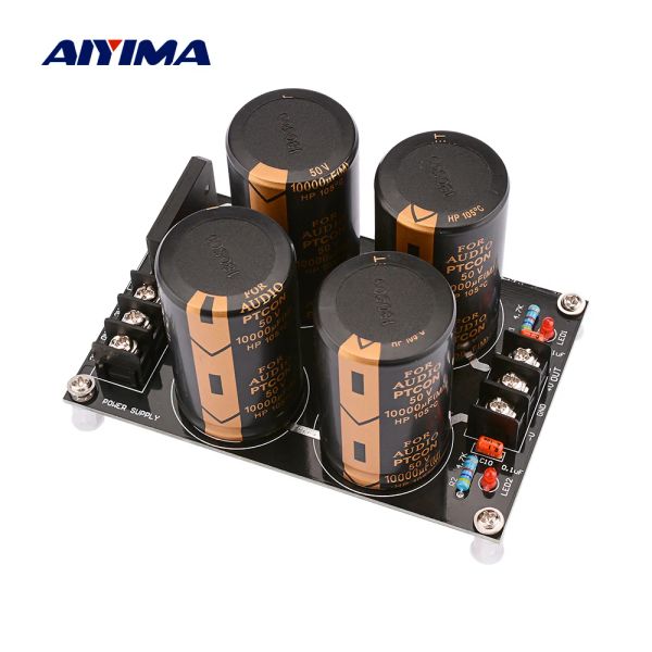 Amplificateurs Aiyima Rectifier Filtre d'alimentation Filtre Board d'alimentation 50V 10000UF Amplificateur Rectifier AC vers DC Alimentation DC DIY LM3886 TDA7293 Amplificateurs