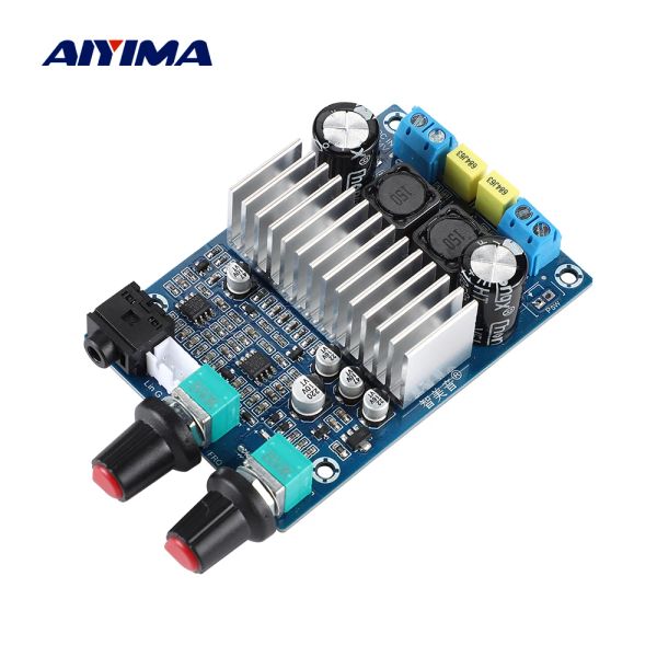 Amplificateurs Aiyima TPA3116 100W Amplificateur Subwoofer Board Home Theatre Mini Amp TPA3116D2 Amplificateurs de puissance audio