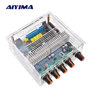 Amplificateurs Aiyima TPA3116 2.1 amplificador amplificateur Bluetooth Amplificateur Audio Board Home Theatre Digital Subwoofer Power Amplificateurs 50WX2 + 100W AMP