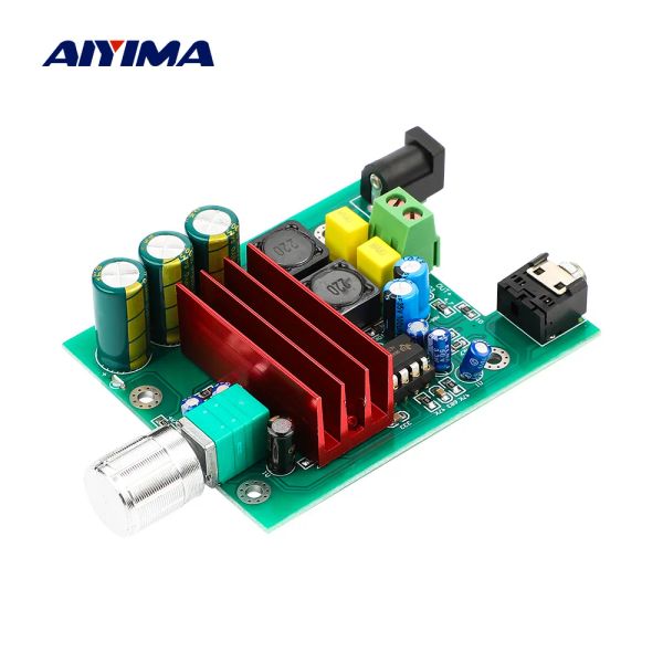 Amplificateurs Aiyima TPA3116D2 Subwoofer Digital Power Amplificateur Board TPA3116 Amplificateurs 100W Module audio NE5532 OP AMP 825V