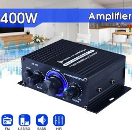 Amplificateurs AK380 800W Amplificateur Bluetooth HIFI Audio Karaoke Home Theatre Amplificateur 12V Dual Channel Power Amp avec RCA