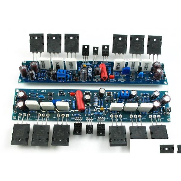 Amplificateurs Amplificateur LJM L10 Double canal 2pcs Boards Complete 300WADDD300W Classe AB AB 4R AMP KIT DIY DROP DROINT ELECTRONICS A DHT1H