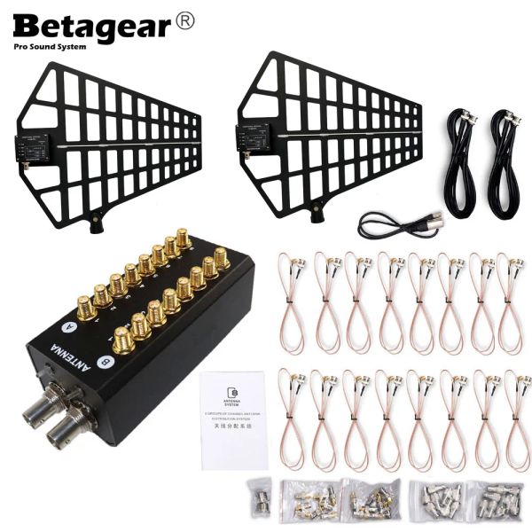 Amplificateurs BETAGEAR 8 canaux RF Amplificateur Signal Ampliceur Antenne Distribution Système RF Multi SMA Distributeur d'antenne BNC 500950MHz 12V