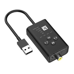 Versterkers Bluetooth 5.2 Audio Zender Lowlatency Ondersteunt Fiber Coaxiale Usb Aux 2in1 Aptx Audio Adapter T9 voor Tv Pc