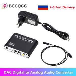 Versterkers Dac Digitaal naar Analoog 5.1 Kanaals Stereo Ac3 Audio Converter Optische Spdif Coaxiale Aux 3,5 mm naar 6 Rca Geluidsdecoder Versterker