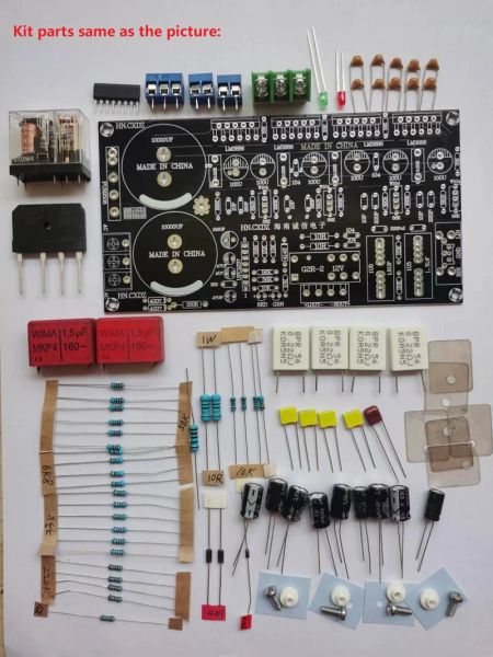 Amplificateurs Kits de bricolage LM3886 Double carte d'amplificateur d'amplificateur d'alimentation en étage arrière parallèle avec pièces PCB +