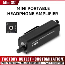 Amplificateurs Amplificateur de casque P2 Ultracompacte Personal Monitor Inear Monitor Amplificateur portable avec XLR et TRS et interrupteur stéréo / mono