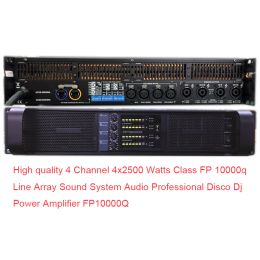 Amplificateurs de haute qualité 4 canaux 4x2500 watts classe FP 10000q Tableau de ligne Système son