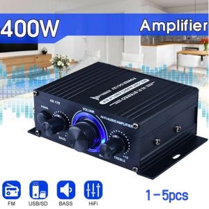 Amplificateurs Amplificateurs numériques à domicile Amplificateur de puissance audio stéréo HIFI Amplificateur de puissance audio 200W + 200W AMP PLUSIQUE DE PLUS DOUBLE 125X75X40MM 12PCS