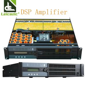 Amplificateurs Leicozic 4 canaux Amplificateur de puissance DSP 5000W x2 MAX LA8 AMPS DIGITAL 1350W X4 à 8 ohms 2U Subwoofer Ligne Array Power Ampli