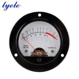 Versterkers Lyele Audio SD65 VU -meter Retro voltmeter met achtergrondverlichtingsmeter AC/DC12V16V voor buisversterker Hifi -versterker