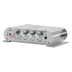 Amplificateurs Mini Amplificateur de voiture audio de puissance numérique Amplificateur audio stéréo Light Blue Light pour Home Theatre Club Party Music 200W X2