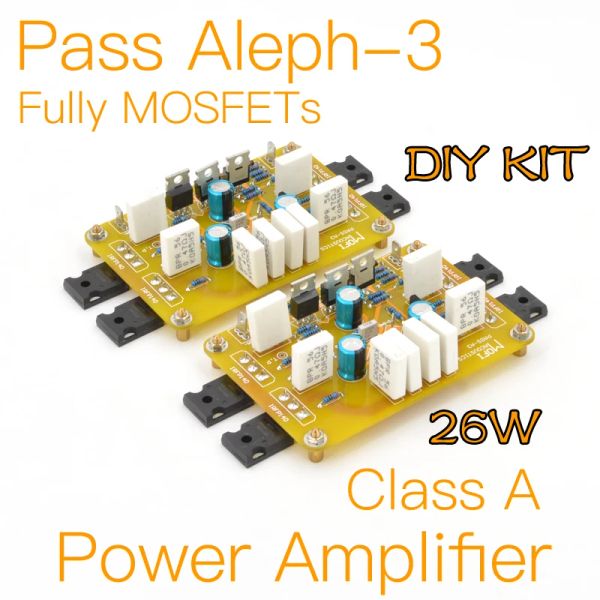 Amplificateurs mofipass aleph3 entièrement MOSFETS Classe A Amplificateur Power Kit DIY Board fini