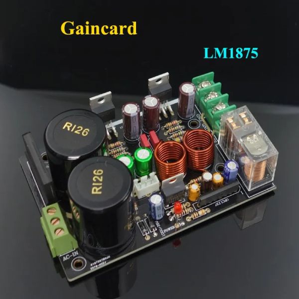 Amplificateurs nouveaux LM1875 AUDIO Amplificateur Board Stéréo Amplificador Gaincard GC Version LM1875 Amplificateur à faible distorsion Kit Diiy