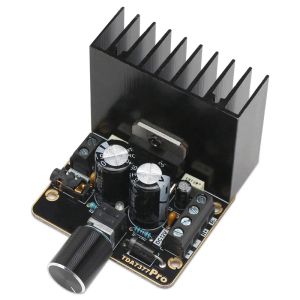 Amplificateurs Power Amplifier Board, 30W + 30W Dual Channel 2.0 Kit d'amplificateur audio Classe AB DC 12V Module d'ampli stéréo numérique TDA7377