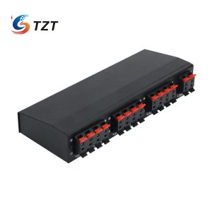 Versterkers TZT Sixway Stereo Speaker Selector Switch Switcher Selector Bidirectional Selective Switcher B898