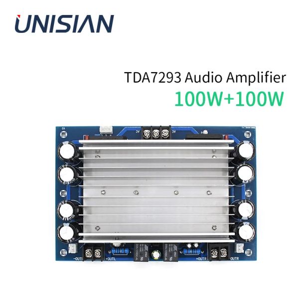 Amplificadores TDA7293 Audio Amplificador Classab High Power 100W+100W Audio Potencia Amplificador
