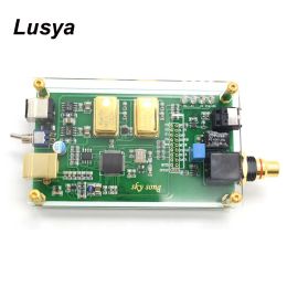 Amplificateurs XMOS XU208 ASynchrones USB Coaxial Optical Sortie Interface numérique IIS DSD256 SPDIF DOP64 avec étui pour l'amplificateur HIFI A6018