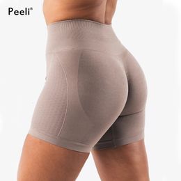 Amplify Contour Shorts Women Scrunch Butt Shorts sin costuras Portas de gimnasia de cintura Alta Atletic Booty Entrenamiento de yoga corta Women Women 240325