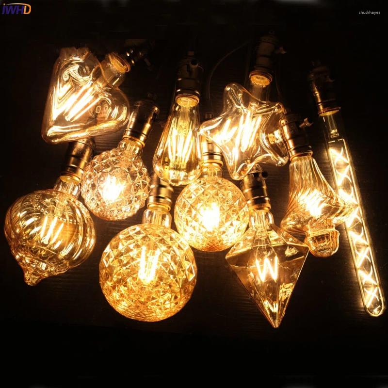 Лампа Эдисона в стиле ретро, светодиодная лампа 4 Вт, 220 В, теплый белый цвет, 2700 К, лофт, промышленный декор, винтажный светильник Gloeilamp