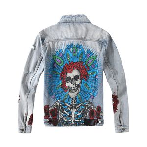 AMR Skulls Design 2021 Modemerk Mens Jacket Autumn en Winter Outwear Wind Breaker Designer Jackets jas buiten Hip Hop Men S Kleding