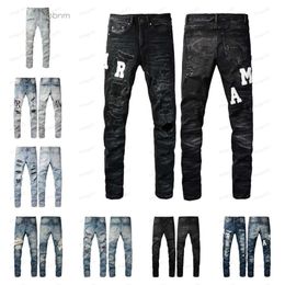 amrilied miris pour designer High amr Street am amirlies Jeans Jeans pour hommes Violet Pantalons de broderie pour hommes Femmes Oversize Ripped Patc 5666 irlies rilied r Wo