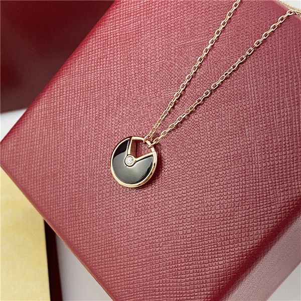 amulette de collier de créateur colliers d'amour pour femmes bijoux femme 18 carats or blanc coquille hommes chaîne collier coeur bijoux de créateur livraison gratuite