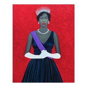 Amy Sherald Welzijn Queen Painting Poster Print Home Decor Framed of Unframed Photopaper Material