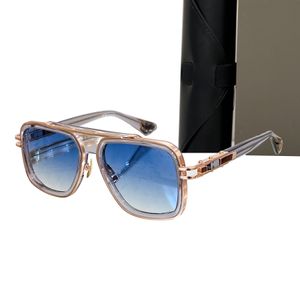 An Dita GG Gafas de sol de diseño de lujo para hombres Mujeres LXN EVO DTS403 Famosa marca UV400 lentes protectores cuadrados de calidad original al aire libre marco popular con estuche