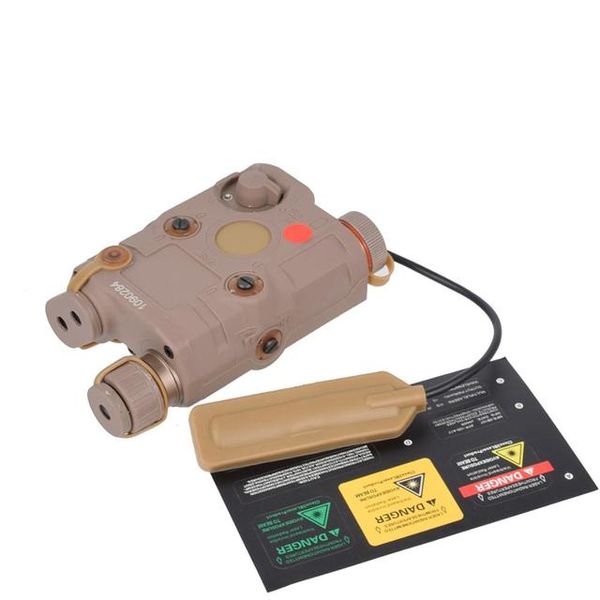 AN/PEQ-15 lumière Laser à point rouge Combo lampe de poche LED lumière de Vision nocturne 20mm Rail fusil de chasse Scout Airsoft PEQ-Auburn